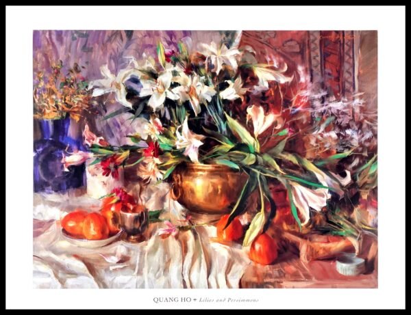 TA QH940 Lilies and Persimmons